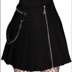 KILLSTAR SAVAGE BLACK MINI SKIRT NEW!! size M